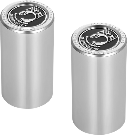 FIGURATI DESIGNS Docking Covers - POW MIA - Long - Silver FD50-DC-2545-SS