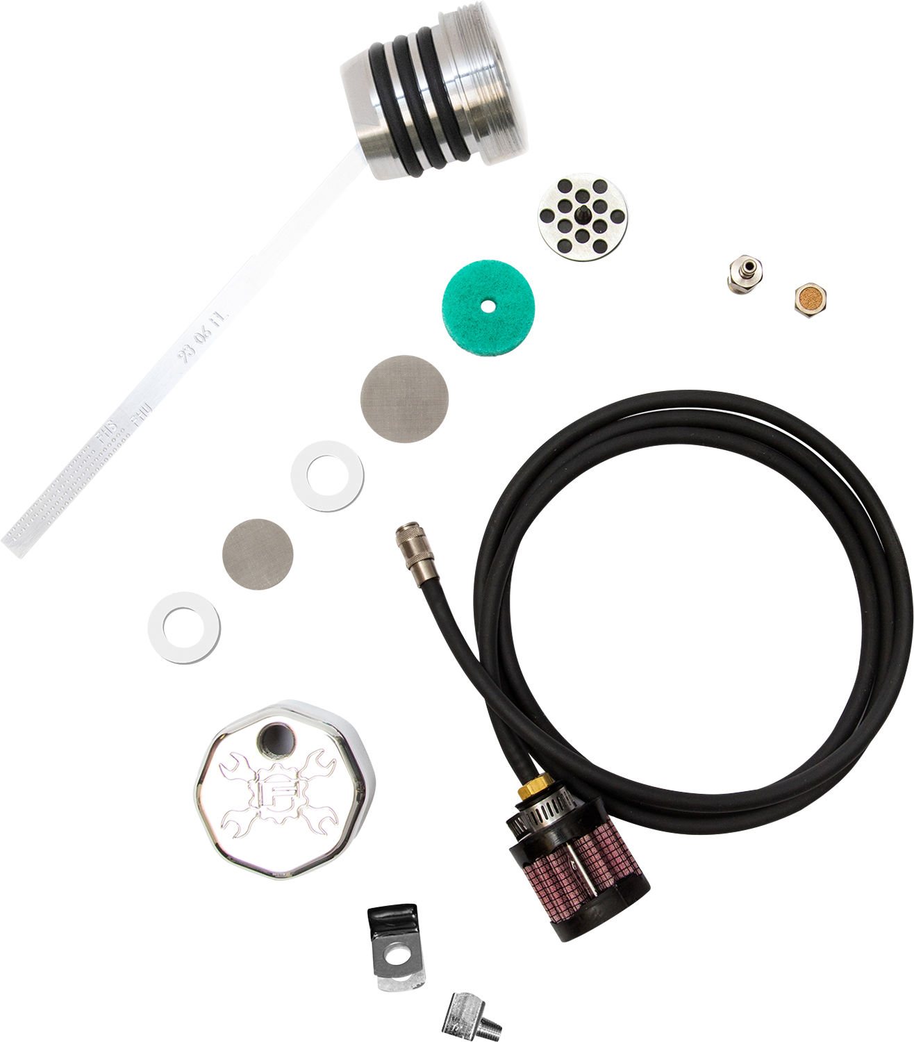 FEULING PARTS Vented Dipstick - Black - Touring 3096