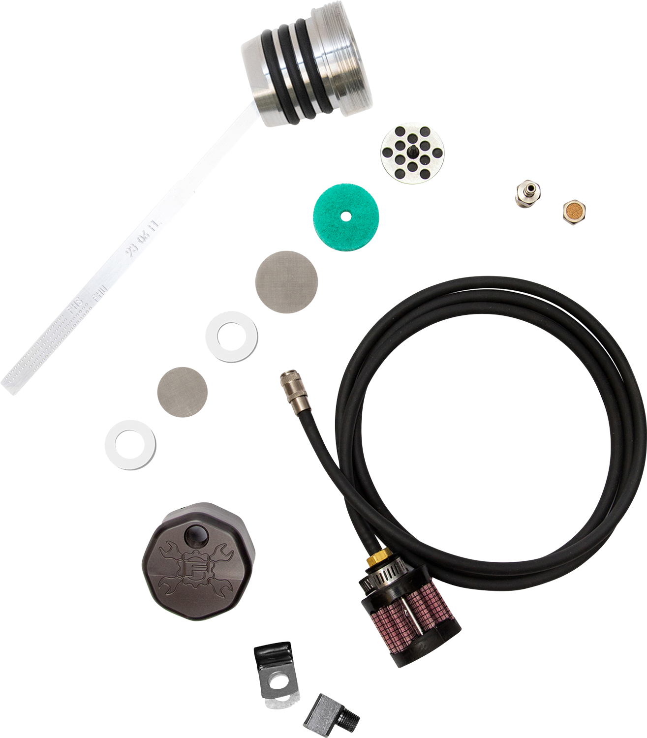FEULING PARTS Vented Dipstick - Black - Touring 3096