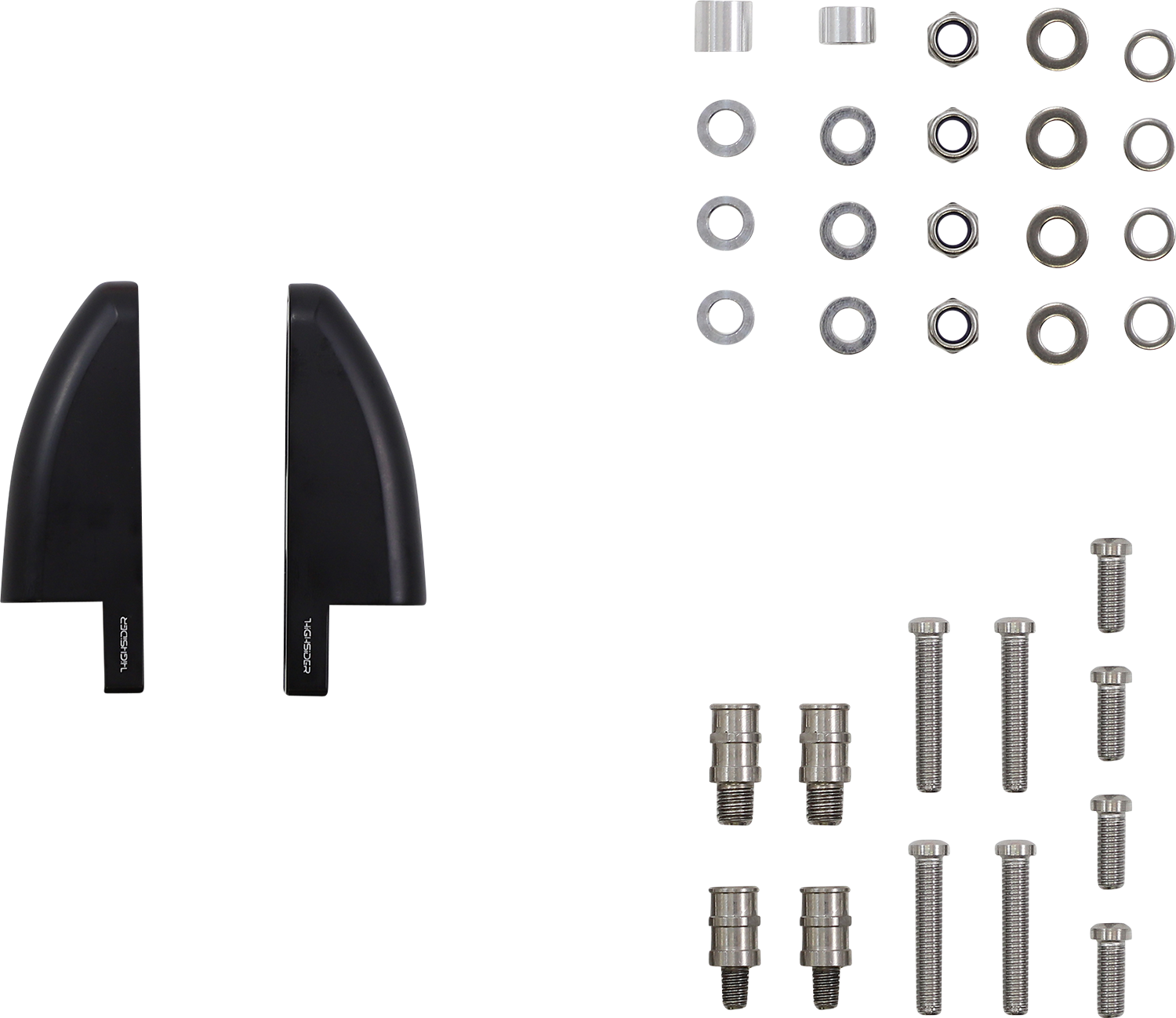 HIGHSIDER Adapters - Fairing/Mirror - 77.5 mm - Set 304-030