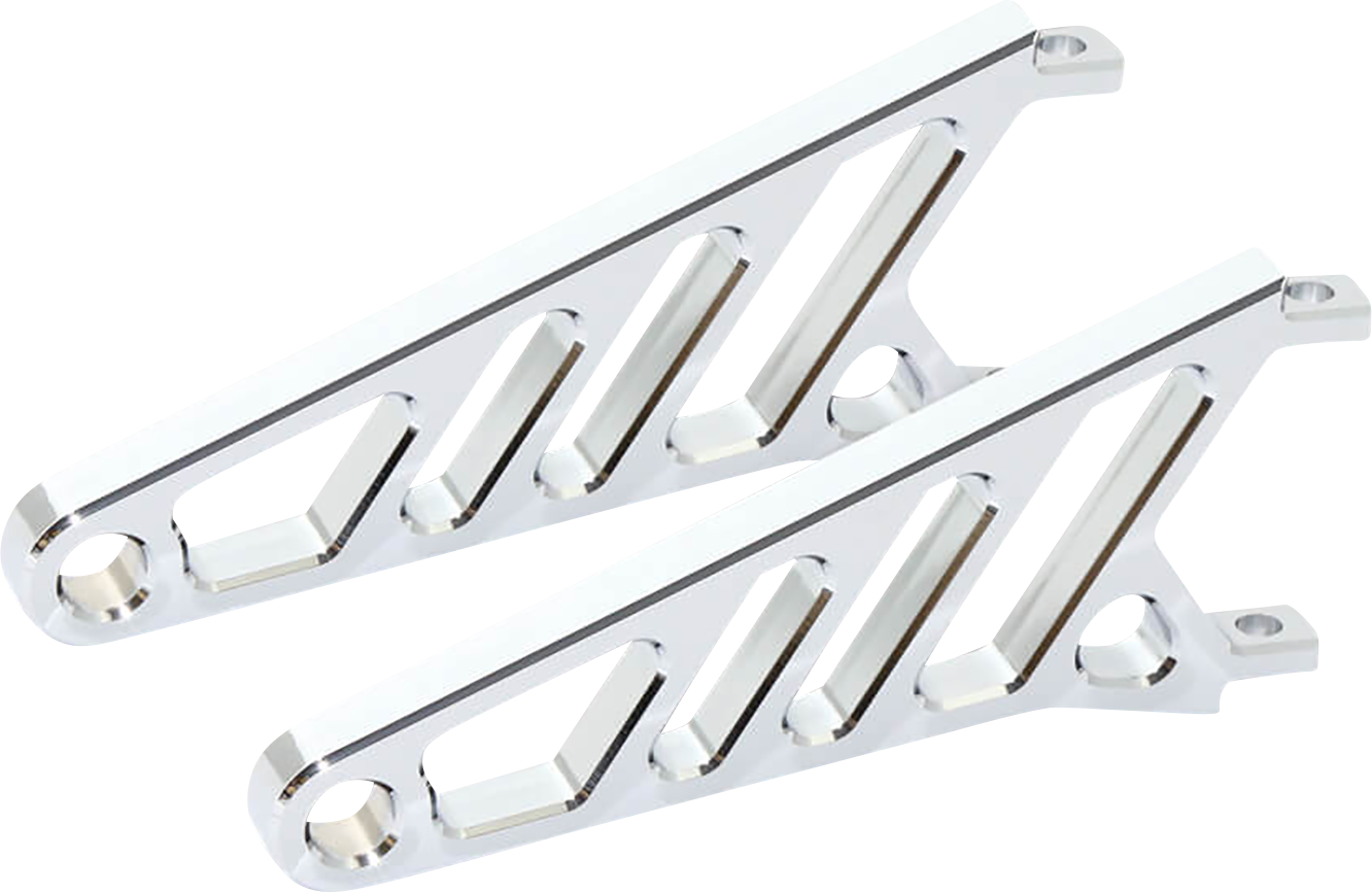 HIGHSIDER Headlight Bracket - Long - Chrome 220-819