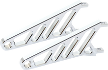 HIGHSIDER Headlight Bracket - Long - Chrome 220-819