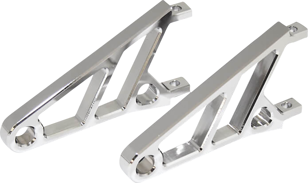 HIGHSIDER Headlight Bracket - Short - Chrome 220-821