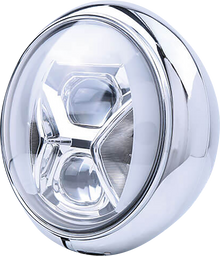 HIGHSIDER Adaptive Headlight with Housing - 7" - Chrome 223-240