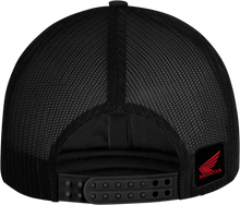 HONDA APPAREL Honda Wing Flat Bill Hat - Black/Red NP21A-H3170