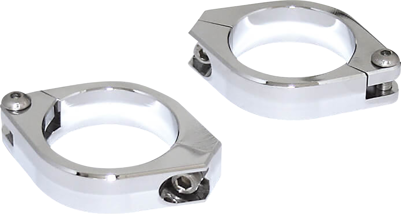 HIGHSIDER Fork Clamps - 38-41 mm - Chrome 207-405