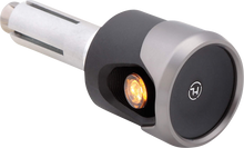 HIGHSIDER Highsider Akron-Flash LED Bar End Turn Signals - Titanium 203-0053