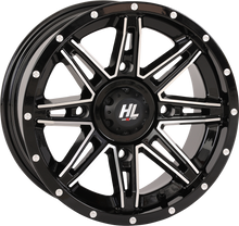 HIGH LIFTER Wheel - HL22 - Front/Rear - Gloss Black w/Machined - 14x7 - 4/137 - 4+3 (+10 mm) 14HL22-1137
