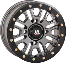 HIGH LIFTER Wheel - HL23 Beadlock - Front/Rear - Gun Metal Gray - 14x7 - 4/137 - 5+2 (+38 mm) 14HL23-1537