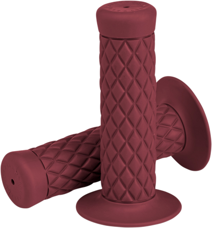 BILTWELL Thruster Bar Grips - 1" - Oxblood 6702-0301