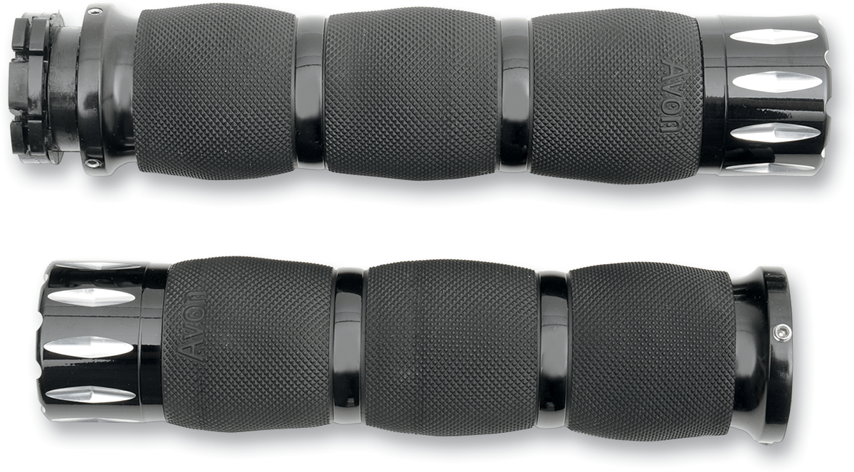 AVON GRIPS Rival Air Cushioned Grips - Metric - Black MT-AIR-90-AN-RI