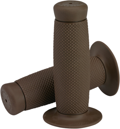 BILTWELL Renegade Bar Grips - 1" - Chocolate 6704-0401
