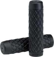BILTWELL Torker Grips - 1" - Black 6705-0101