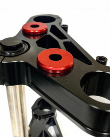 Handlebar Riser Damper Kit Polyurethane Bushing Red Anodi