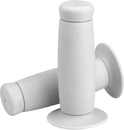 BILTWELL Renegade Bar Grips - 7/8" - White 6704-0278