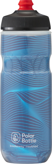 POLAR BOTTLE Breakaway® Insulated Bottle - Bolt - Blue/Silver - 20 oz. INB20OZ15