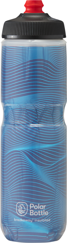 POLAR BOTTLE Breakaway® Insulated Bottle - Bolt - Blue/Silver - 24 oz. INB24OZ15