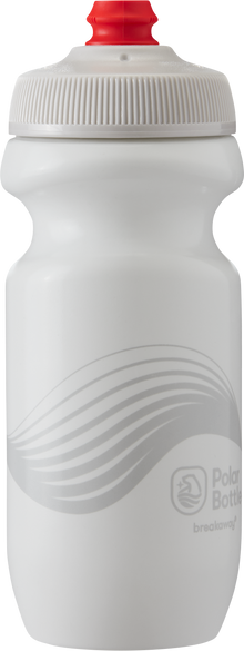 POLAR BOTTLE Breakaway® Bottle - Wave - Ivory/Silver - 20 oz. SWB20OZ09