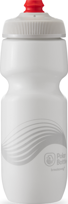 POLAR BOTTLE Breakaway® Bottle - Wave - Ivory/Silver - 24 oz. SWB24OZ02