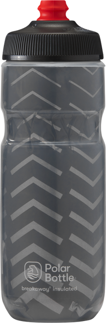 POLAR BOTTLE Breakaway® Insulated Bottle - Bolt - Charcoal/Silver - 20 oz. INB20OZ13