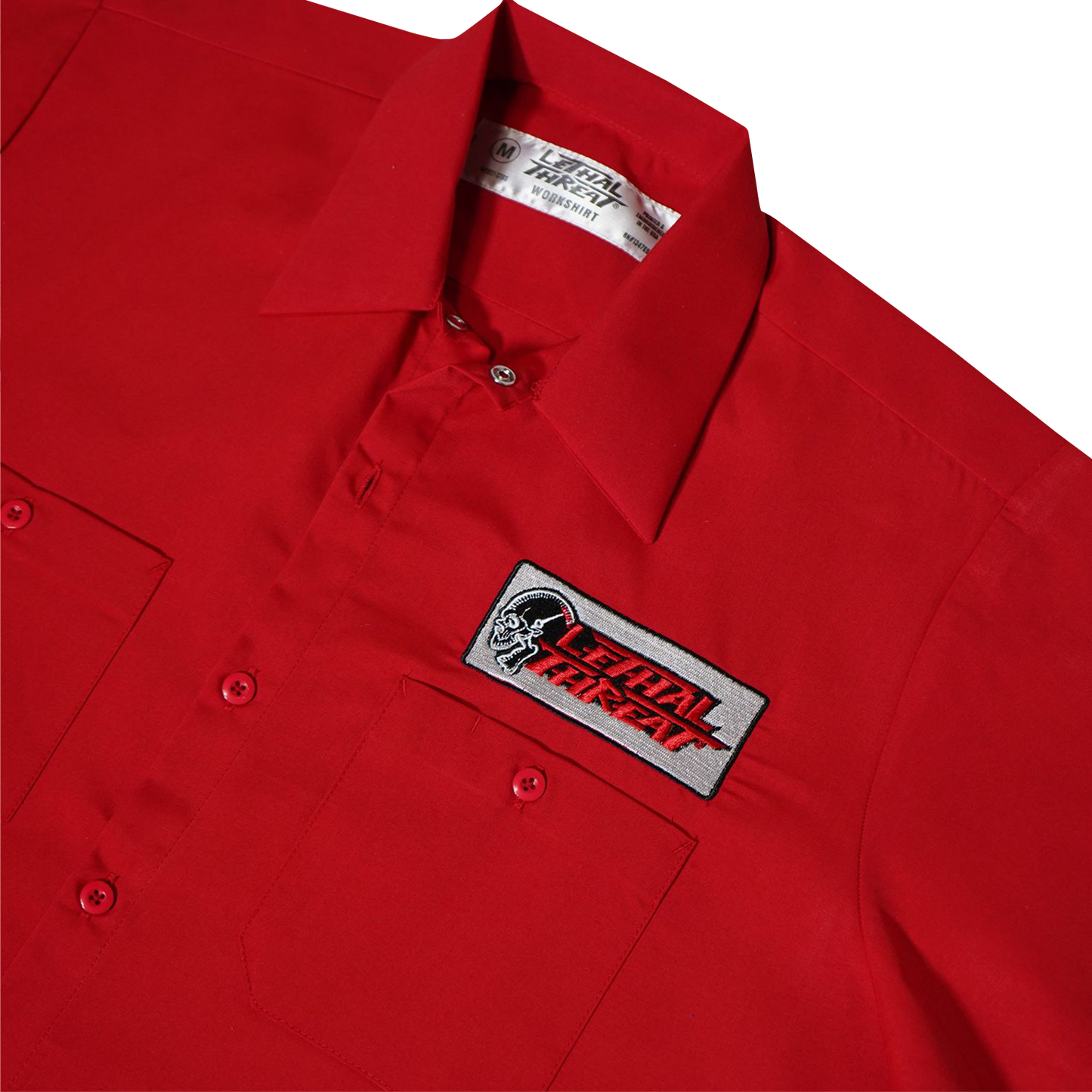 LETHAL THREAT Not for the Slow Skull Shop Shirt - Red - XL DG60162XL