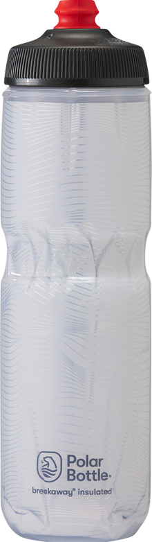 POLAR BOTTLE Breakaway® Insulated Bottle - Bolt - White/Silver - 24 oz. INB24OZ14
