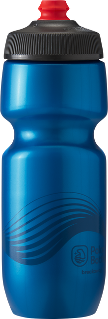POLAR BOTTLE Breakaway® Bottle - Wave - Blue/Charcoal - 24 oz. SWB24OZ04