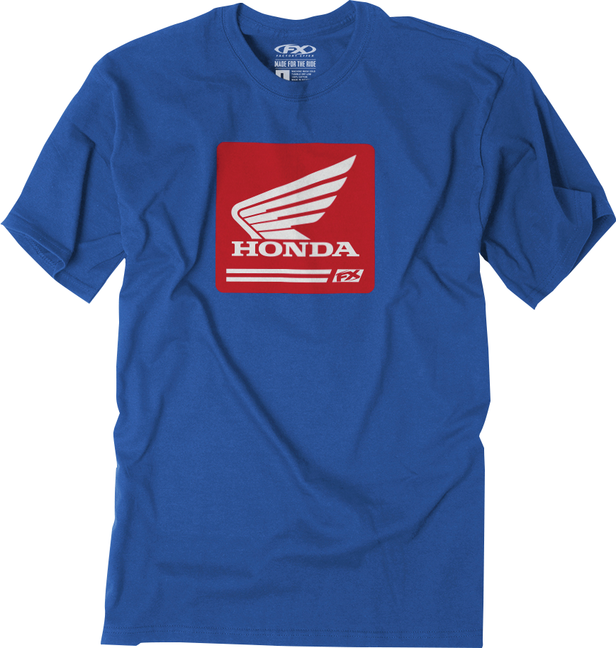 FACTORY EFFEX Honda Crate T-Shirt - Royal Blue - Large 26-87314