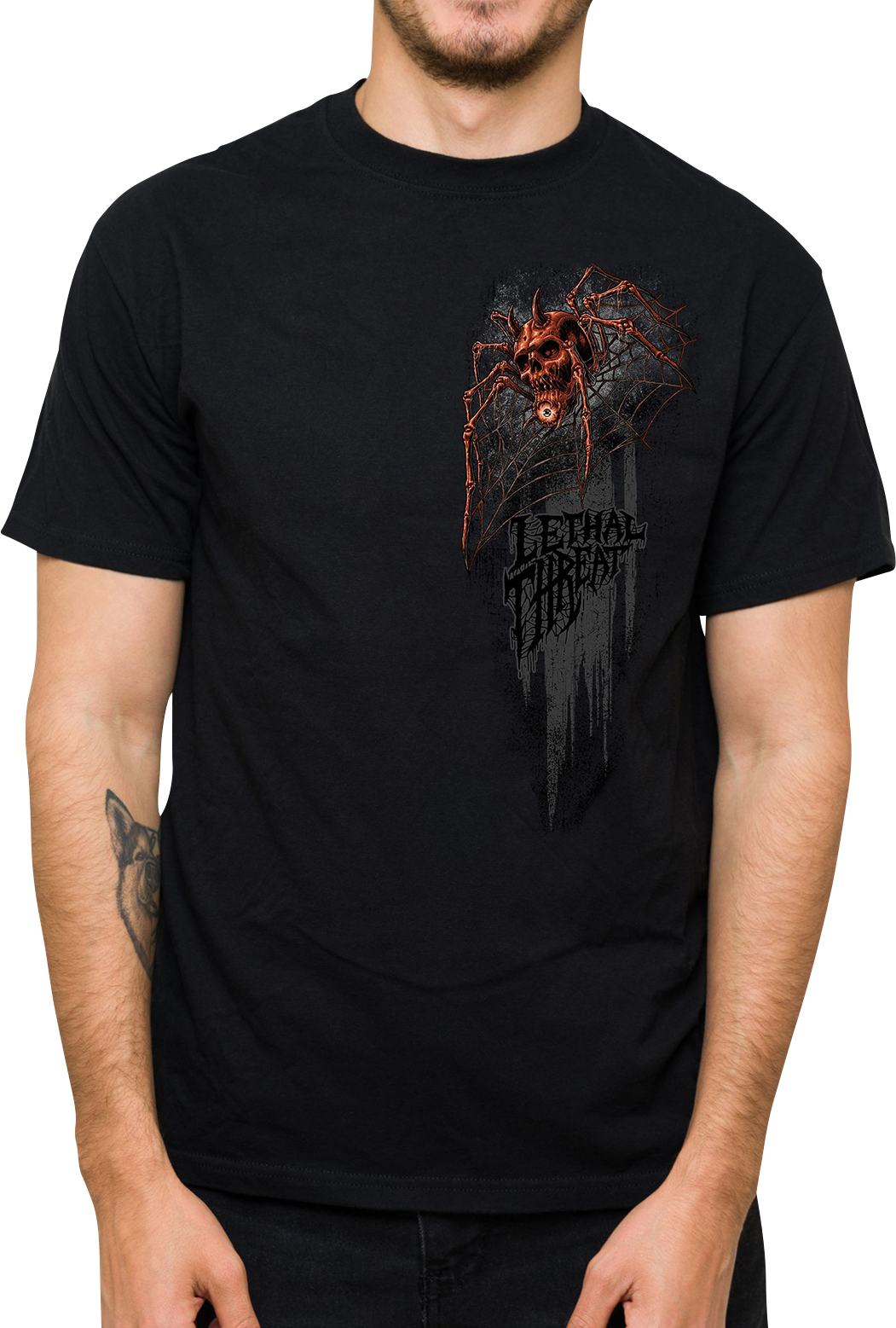 LETHAL THREAT Know Your Darkness T-Shirt - Black - XL LT20902XL