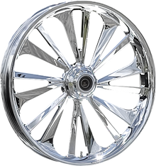 RC COMPONENTS Wheel - Dillinger - Front - Single Disc/with ABS - Chrome - 21x3.5 - FLH 213HD032A21138C