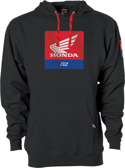FACTORY EFFEX Honda Boxer Pullover Hoodie - Heather Charcoal - 2XL 26-88308