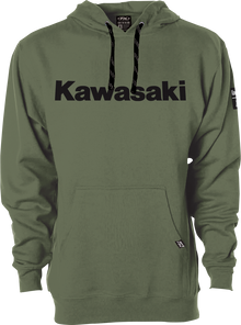 FACTORY EFFEX Kawasaki Squad Pullover Hoodie - Army Green - Large 26-88104