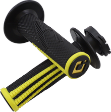 ODI Emig Pro V2 Lock-On Grips - Black/Yellow H36EPBY
