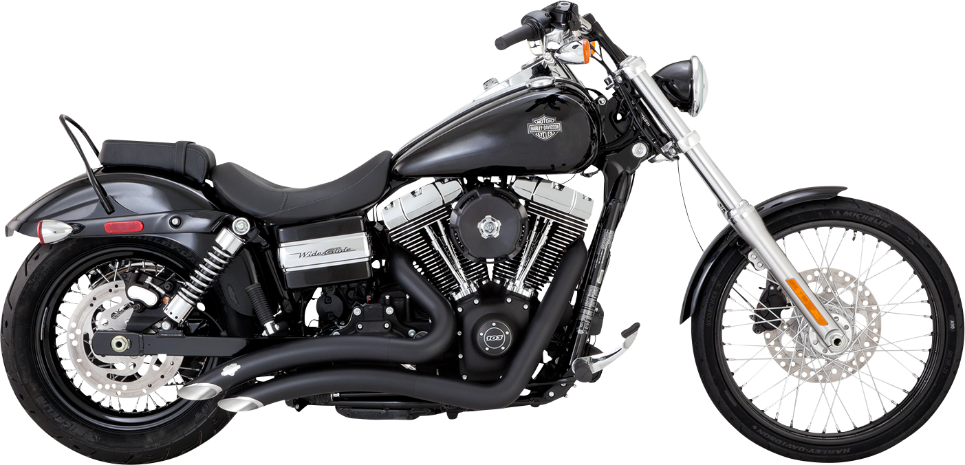 VANCE & HINES Big Radius Exhaust System - Black 43371