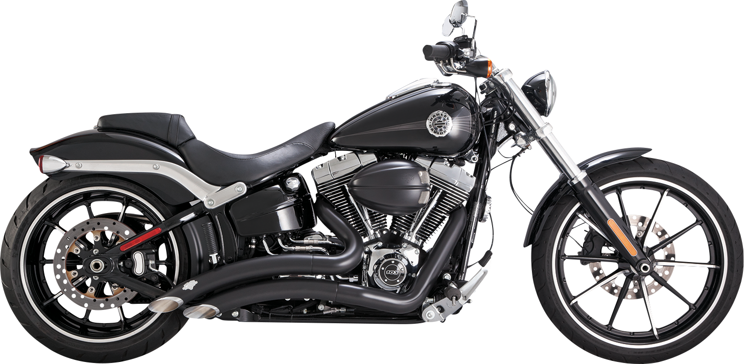 VANCE & HINES Big Radius Exhaust System - Black 46365