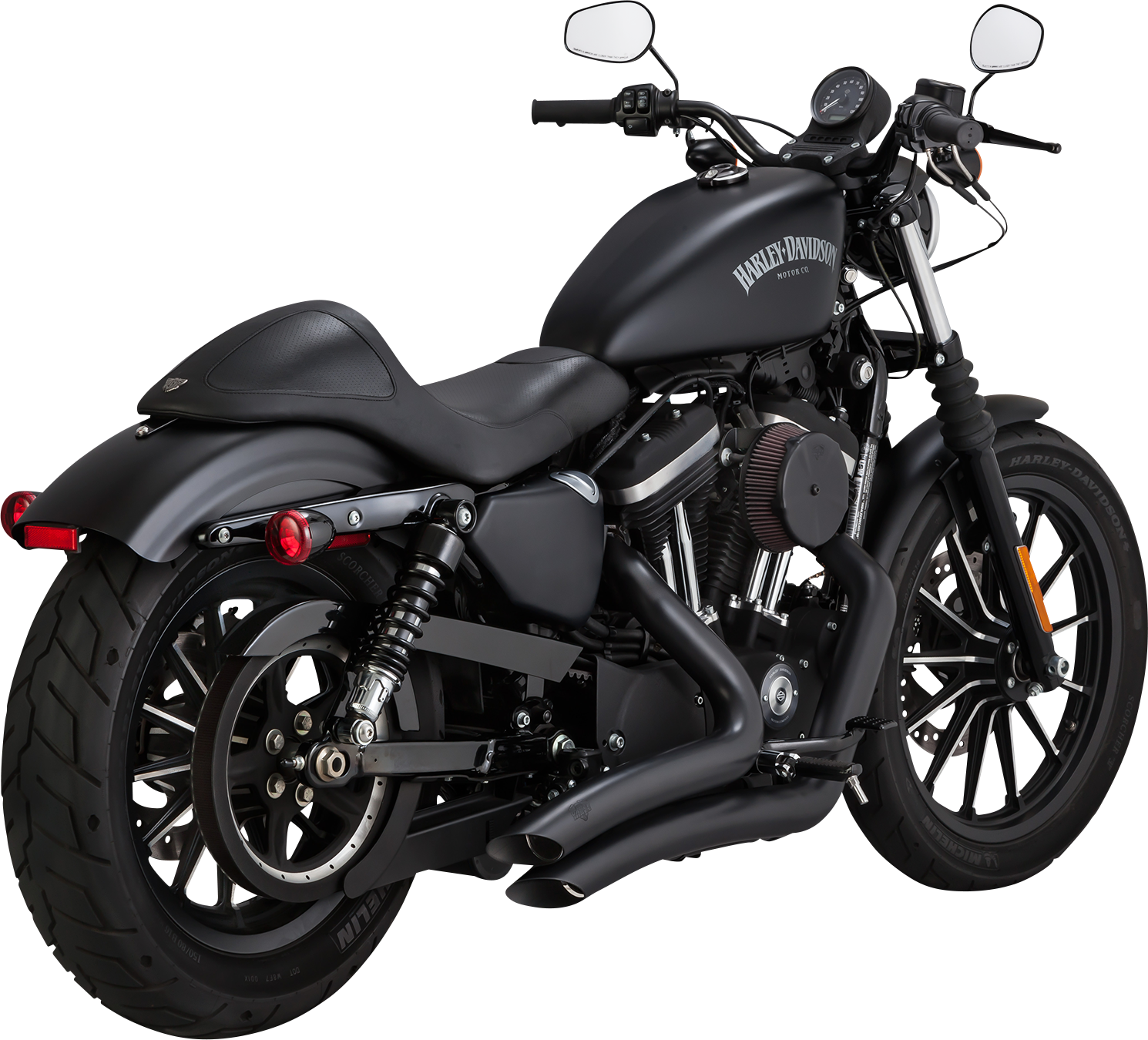 VANCE & HINES Big Radius Exhaust System - Black 46367