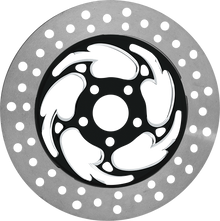 RC COMPONENTS Brake Rotor - Right Front - Savage Eclipse - Chrome and Black COG11785ERF2K
