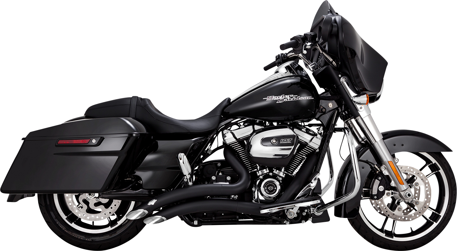 VANCE & HINES Big Radius Exhaust System - Black 46373