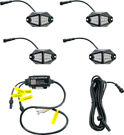 WHIPITLIGHTRODS 4 Pod Rock Light 25-400