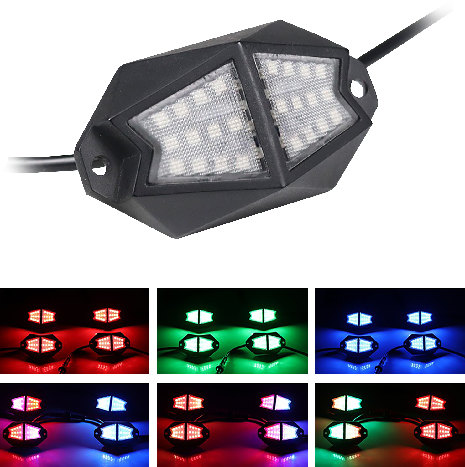 WHIPITLIGHTRODS 4 Pod Rock Light 25-400