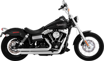 VANCE & HINES Big Shots Staggered Exhaust System - Chrome 17338