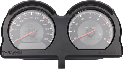 THRASHIN SUPPLY CO. Gauge Relocation Kit - Black TSC-2707-1