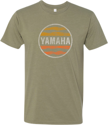YAMAHA APPAREL Yamaha Sunset T-Shirt - Olive Green - Small NP21S-M3128-S