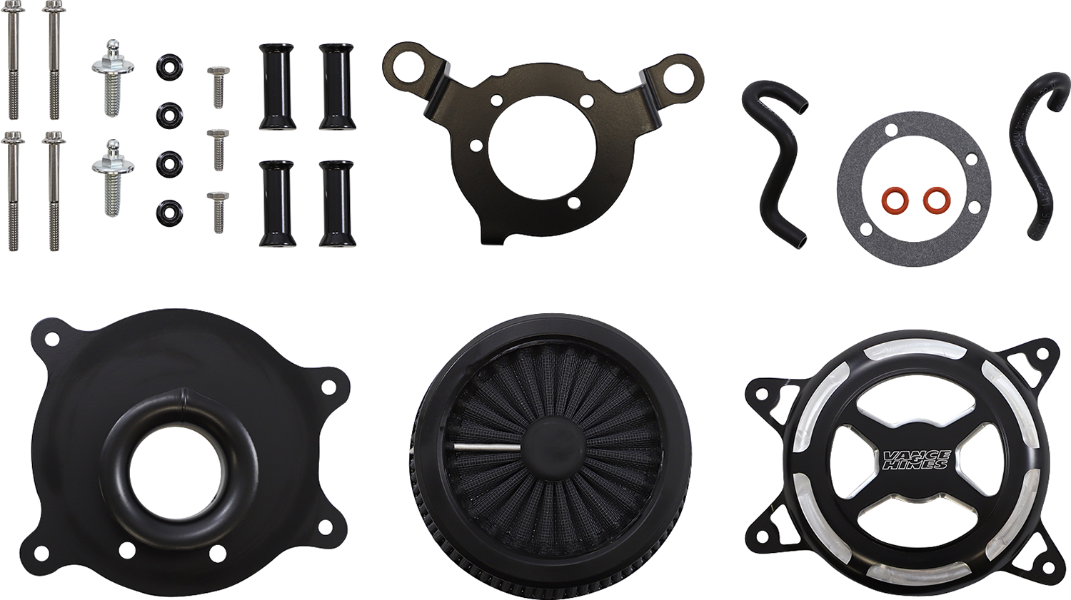VANCE & HINES VO2 X Air Intake Kit - Black Contrast 42341