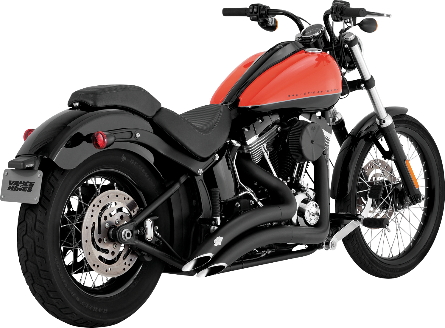 VANCE & HINES Big Radius Exhaust System - Black 46369