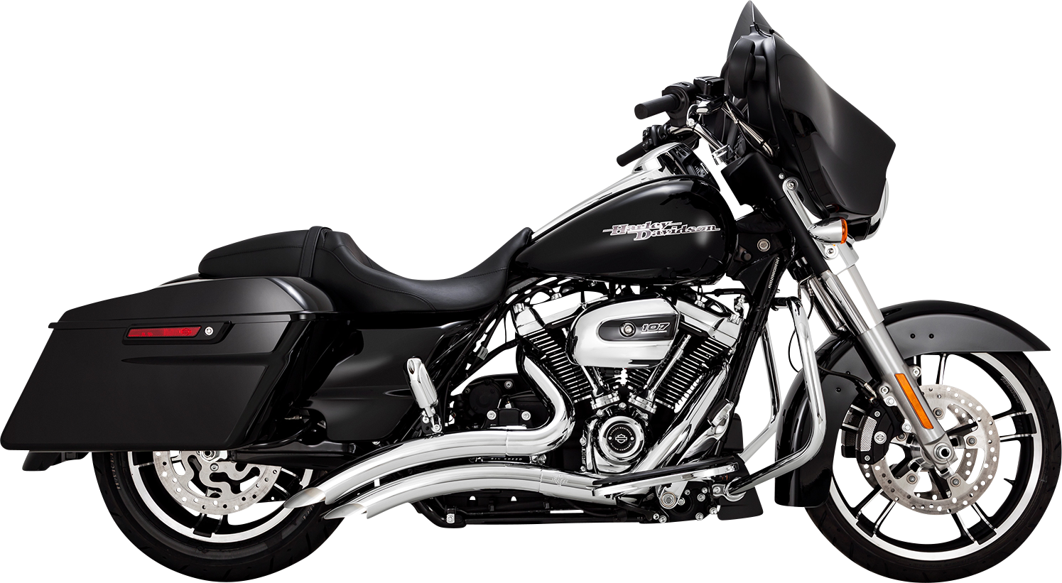 VANCE & HINES Big Radius Exhaust System - Chrome 26373