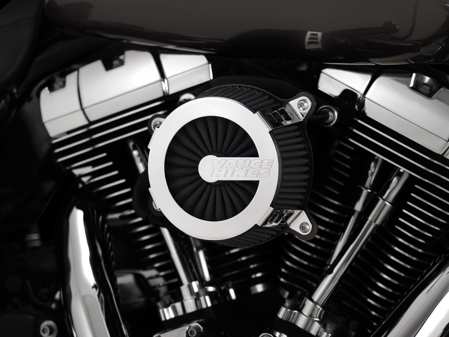 VANCE & HINES VO2 Cage Fighter Air Intake Kit - Chrome 70359