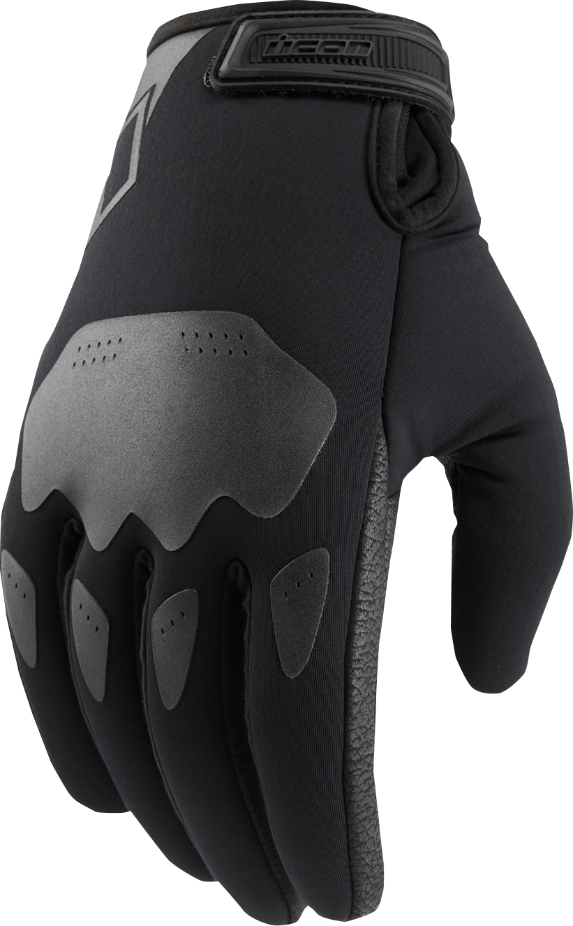 ICON Hooligan™ Insulated Gloves - Black - Large 3301-4489
