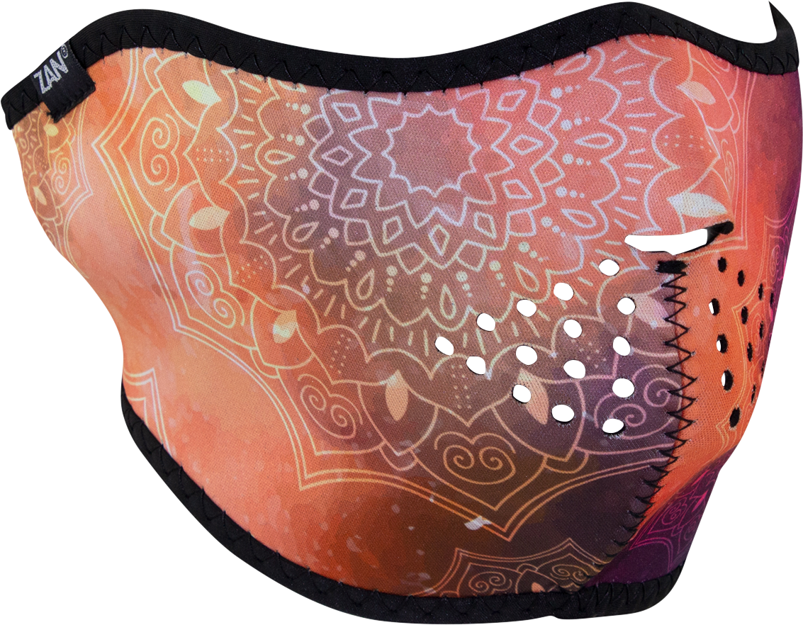 ZAN HEADGEAR Neoprene Half Mask - Starry Mandala WNFM597H