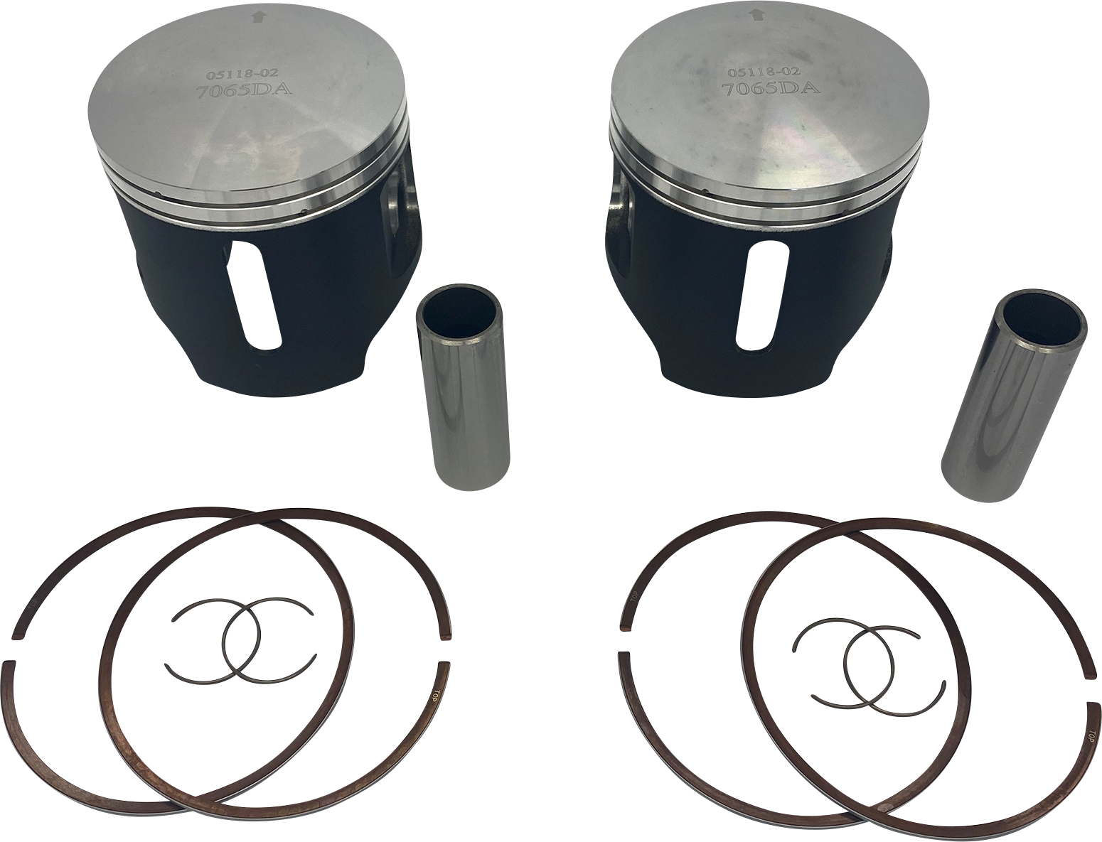 WOSSNER Piston Kit - 84.86 mm - Arctic Cat K7065DA-2